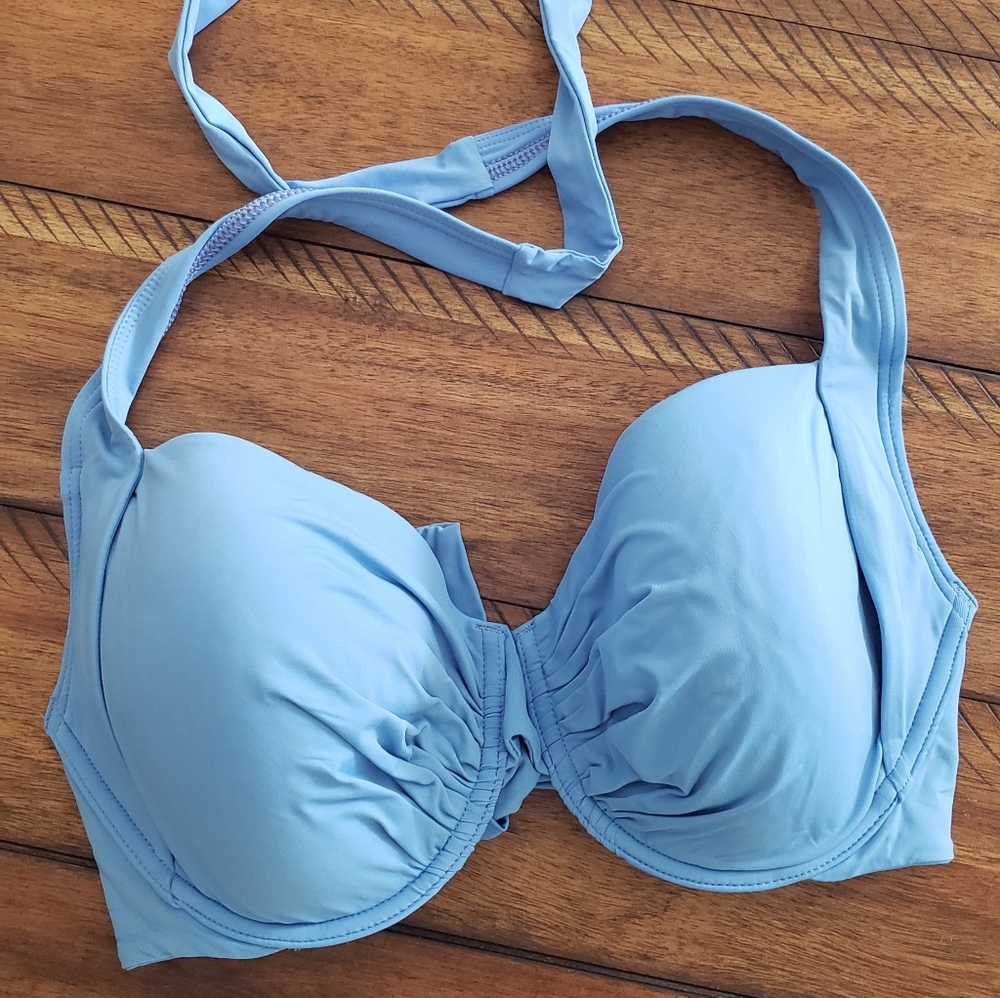 Tommy Bahama blue bikini top